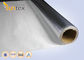 Silver Heat Reflective Aluminum Fiberglass Cloth For Flexible Hose Fabricating Purpose