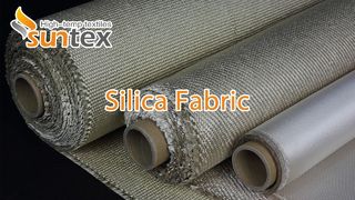 Suntex 1700°C Υψηλής καθαρότητας πυριτικό ύφασμα