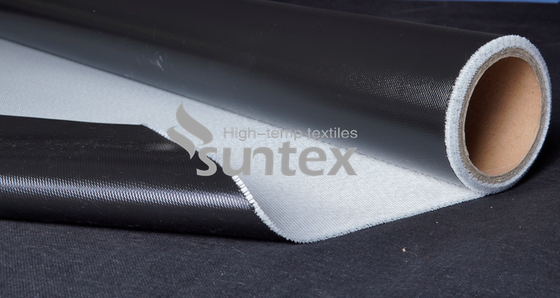 0.3 mm Thickness 400 g/sqm Weight Silicone Coated Fiberglass Fabric with 1 / 1.2 / 1.5 meter Width