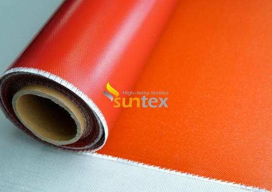 High Temperature Fabrics Silicone Coated Fiberglass For Fabric Air Duct