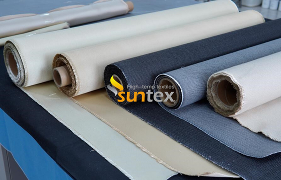 High Temperature Fabrics Silicone Coated Fiberglass For Fabric Air Duct