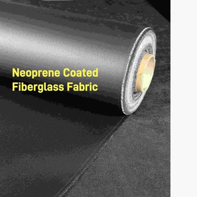 High Temperature Resistance Neoprene Coated Fiberglass Fabric with Water and Corrosion Resistance for Industrial Applications