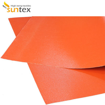 Flexible Silicone Coated Fiberglass Fabric with 1 / 1.2 / 1.5 Meter Width and 50 m / 100 m Roll Length for High Temperature Applications