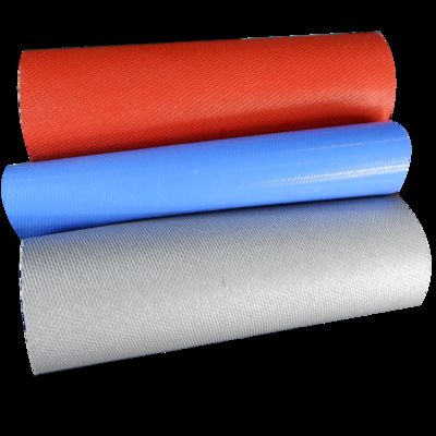 Grey Color Silicone Coated Fiberglass Fabric with Chemical Resistance and Roll Length Options for High Temp Protection