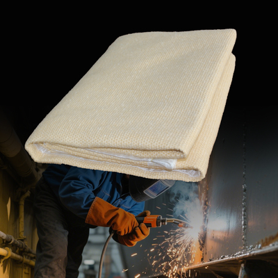 Fiberglass Welding Blanket Fireproof 550C Heat Resistant Industrial Mat