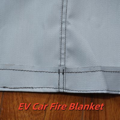 EV Car Fire Blanket Gray 550℃ Thermal Resistance for Lithium Battery Fires