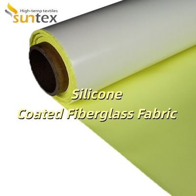 Flame Retardant Silicone Coated Fiberglass Fabric with Corrosion Resistance and Thermal Insulation