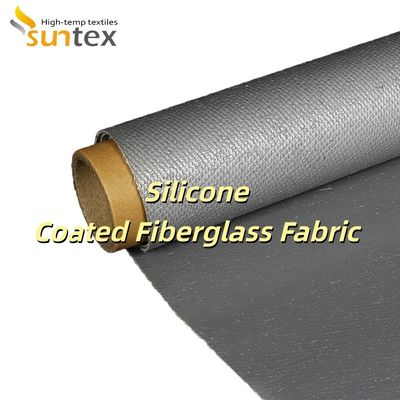 Fire Retardant Silicone Coated Fiberglass Fabric with Enhanced Durability and Double Sided Coating Alkali Free