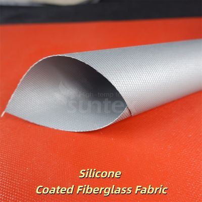 Water Repellent Anti-Aging Silicone Coated Fiberglass Fabric with Good Mechanical Properties for Industrial Use