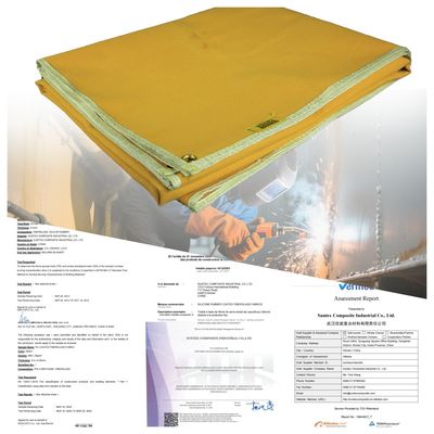 100% Fiberglass Welding Blanket - 550°C Heat Resistant Fire Blanket with Customizable Sizes