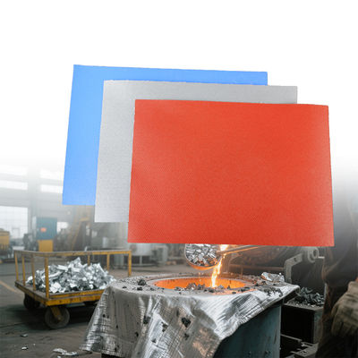 Alkali Free Grey Color Double Sided Silicone Coated Fiberglass Fabric Fire Protection Blanket