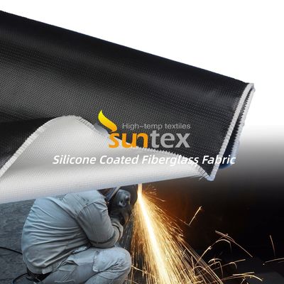 Fireproof and Heat Resistant Silicone Coated Fiberglass Fabric 850g/m2 for High Temperature Protection