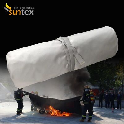 Flame-Retardant EV Car Fire Blanket with 550℃/1000℃ Thermal Resistance for Oxygen Deprivation Fire Control
