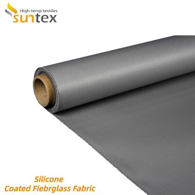 Fireproof Silicone Coated Fiberglass Fabric with High Temperature Stability and Chemical Resistance for Protective Clothing