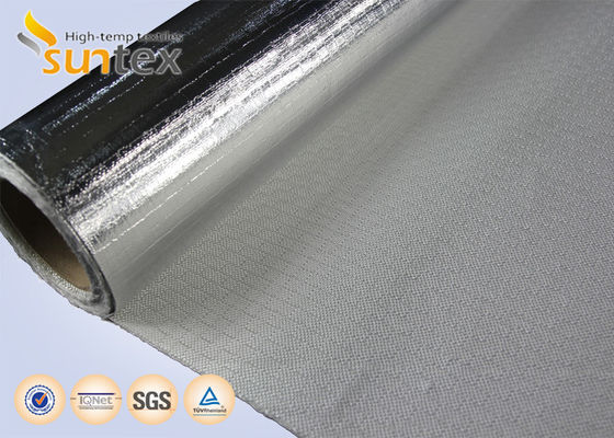 Flame Retardant Aluminized Fiberglass Cloth 0.65mm, Used for Heat Resistant Safety Aprons