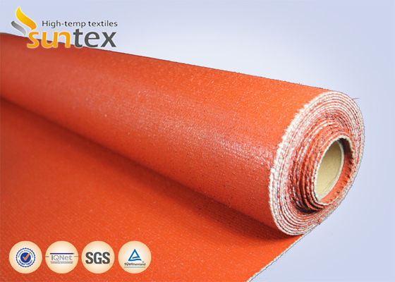 Fireproof Heat-Resistant Silicone-Coated Fiberglass Fabric (850g/m²)