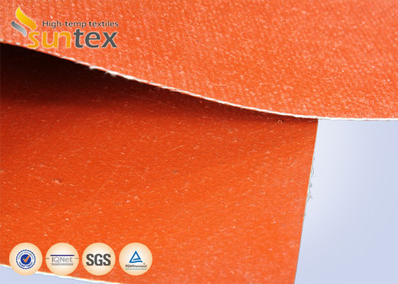 Customized Colored  Silicone Fiberglass Fabric Fireproof High Temperature Thermal Insulation Silicone Coated Fabric Cloth