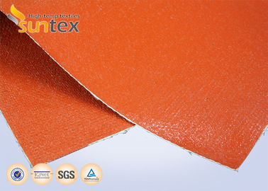 High Temperature Resistant Soft Large Size Colorful Silicone Rubber Coated Fiberglass Fabric For Expansion Joints