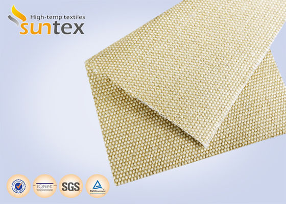 Vermiculite Coated Fiberglass Fabric 1200°C Fireproof Thermal Insulation
