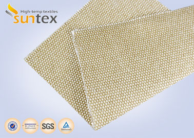 1000C High Temperature Fiberglass Cloth , High Silica Glass Fiber Fabric Fire Barrier Cloth