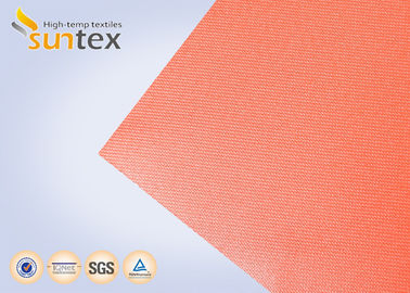 Fireproof Silicone Coated Fiberglass Fabric with Temperature Range -50°C to 500°C, 400 g/sqm Weight, and 0.3 mm Thickness for Industrial Insulation