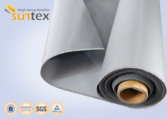 Alkali Free Fiberglass Cloth with Silicone Coating, Suitable for Smoke Curtain