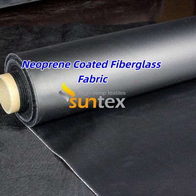 High Temperature Resistance Chemical Resistant Flame Retardant Neoprene Coated Fiberglass Fabric for Industrial Applications