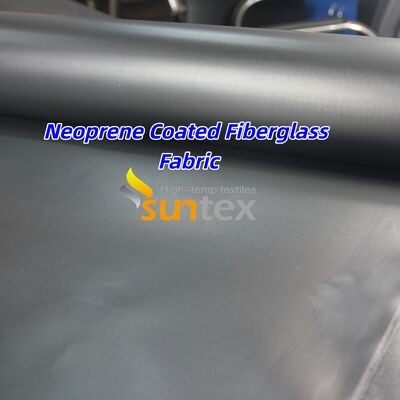 High Temperature Resistance Flame Retardant Neoprene Coated Fiberglass Fabric for Chemical Resistant Applications