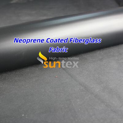High Temperature Resistance Neoprene Coated Fiberglass Fabric Fire Blanket with Chemical Resistant and Flame Retardant Properties