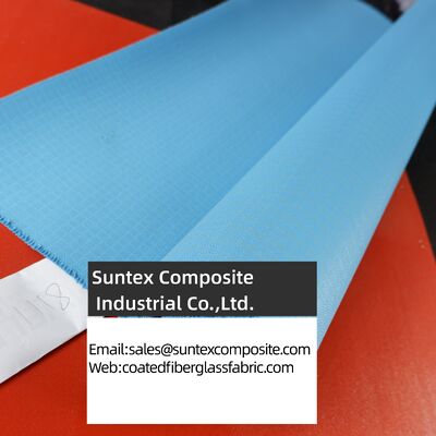 High Temperature Resistance Fireproof Silicone Coated Fiberglass Fabric with Customizable Width
