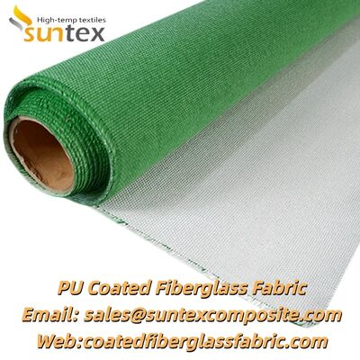 Waterproof Flame Retardant Anti-Static PU Coated Fiberglass Fabric for Welding Blankets and Fireproof Cloth