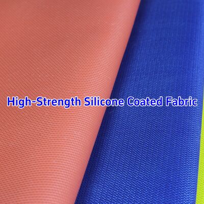 590 g/sqm Weight 0.45 mm Thickness 1.5 meter Width Silicone Coated Fiberglass Fabric Fire Barrier Fabric