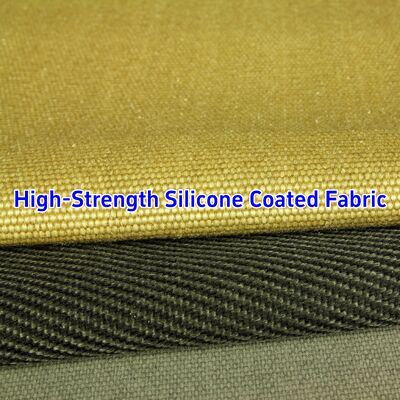 Multiple Colors Customized Smoke Blocking Fireproof Silicone Coated Fiberglass Fabric for Heat Resistant Insulation