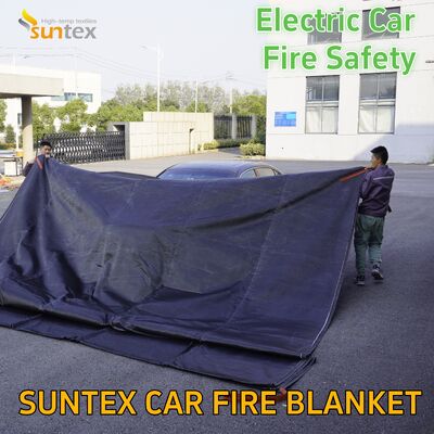 Suntex High Quality Large Electric Vehicle EV Fire Blanket Roll Made of Durable Fiberglass