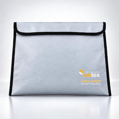 Fiberglass Fire Resistant Bag for Documents,  
Ideal for home, office or travel, The Fire Bag stands up against basic fire and water
