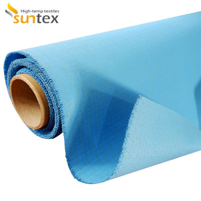 Flame Resistant Silicone Coated Fiberglass Fabric with Temperature Resistance -50°C to 500°C and Alkali Free for Industrial Protective Covers