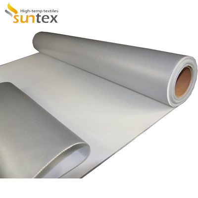 High Temperature Resistant Fireproof Silicone Coated Fiberglass Fabric with Anti-tear Properties for Industrial Insulation