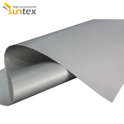 High Temperature Resistant Fireproof Silicone Coated Fiberglass Fabric with Anti-tear Properties for Industrial Insulation