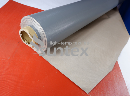 Θερμοκρασίας ανθεκτικό ντυμένο PTFE φίμπεργκλας φύλλο υφάσματος υφάσματος PTFE τεφλόν για τη μεταφορά Τύπου θερμότητας