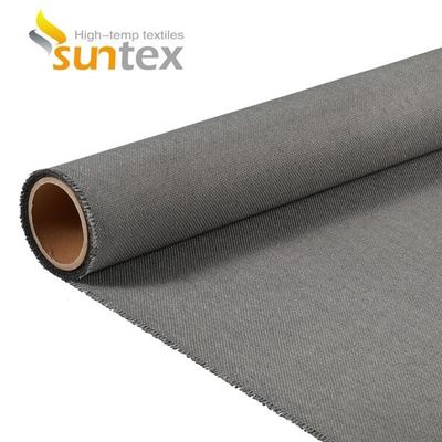 High Performance Fire Curtain Fabric with 550°C Temperature Resistance, 0.6mm Thickness, and EN-13501 Certification
