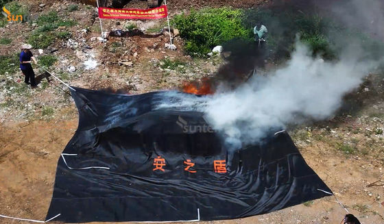 Ύφασμα Silica Fiberglass για EV CAR FIRE BULKET