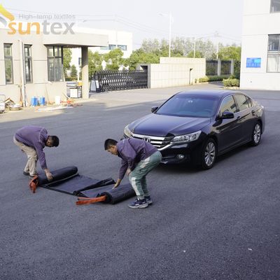Suntex Flexible EV Car Fire Blanket for Lithium-Ion Battery Fire Control with Oxygen Deprivation