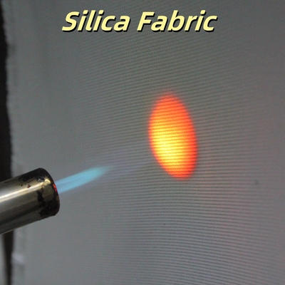 Ύφασμα από υαλοβάμβακα επικαλυμμένο με βερμικουλίτη 1200°C Ανθεκτικό στη φωτιά 620g/τ.μ.