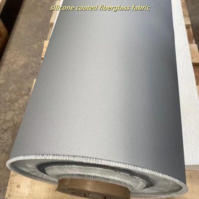 E-Glass Silicone Coated Fiberglass Fabric Fireproof Heat Resistant