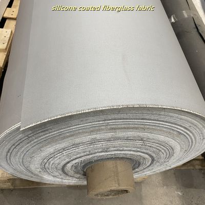 Heat Resistant Silicone Coated Fiberglass Fabric with 0.3mm Thickness 400 g/sqm Weight and 1.5m Width for Industrial Applications