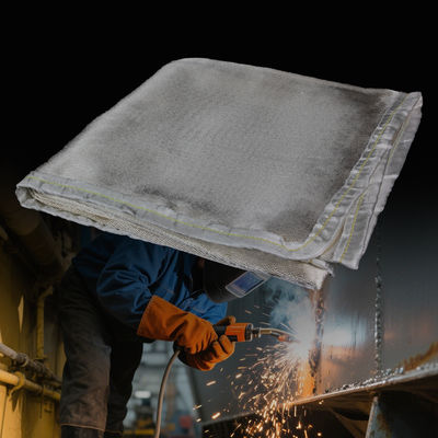 Double Side PU 17 Oz 16 Mil Welding Blanket Fireproof Thermal Resistant Mat