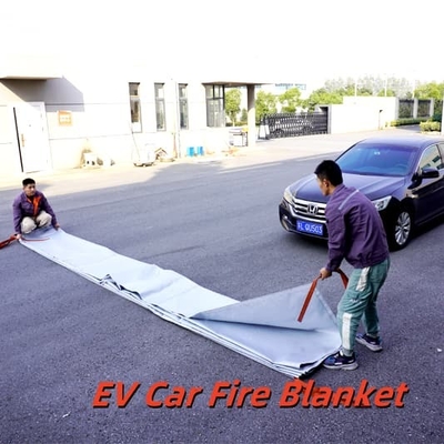 Πυράντοχο Κάλυμμα EV Γκρι 550℃ Ανθεκτικότητας σε Θερμότητα για Πυρκαγιές Μπαταριών Λιθίου