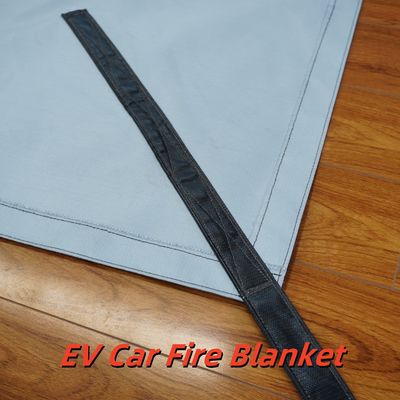 EV Fire Blanket Gray 550℃ Thermal Resistance for Lithium Battery Fires