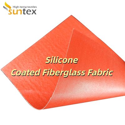 Double Sided Grey Color Alkali Free Silicone Coated Fiberglass Fabric Fireproof Silicone Rubber Coated Fiberglass Cloth