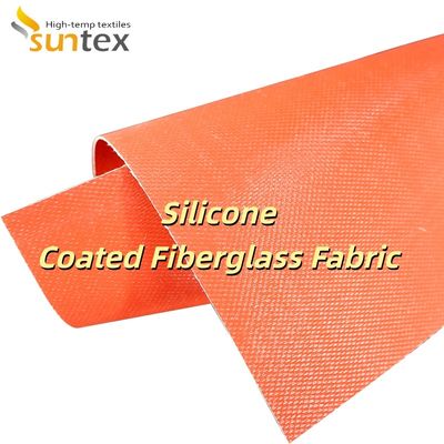Double Sided Silicone Coated Fiberglass Fabric Alkali Free Grey Color Fireproof Thermal Insulation Cloth